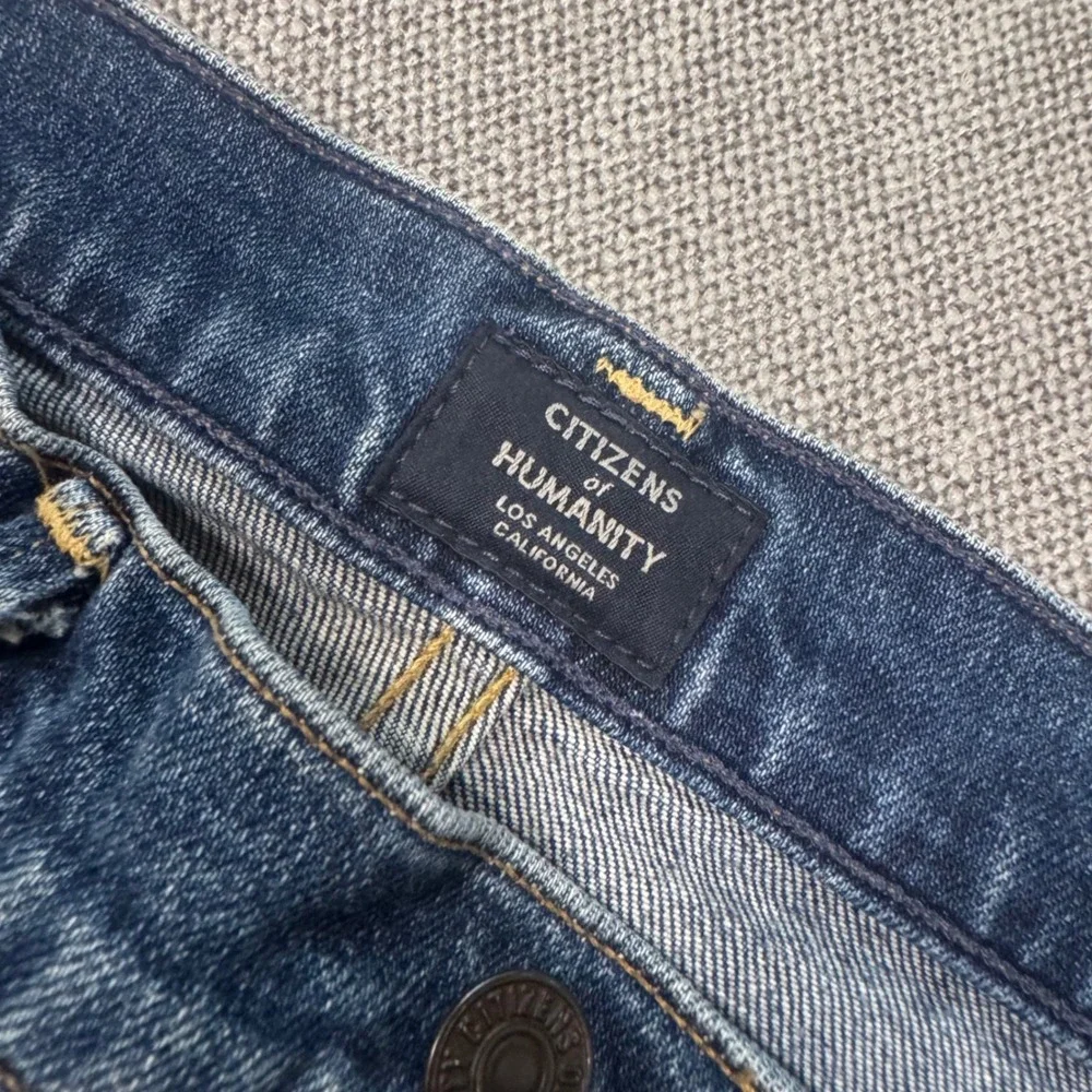 Citizens of Humanity Elsa Mid Rise Slim Fit Crop Jeans Women Size 26 Medium Wash